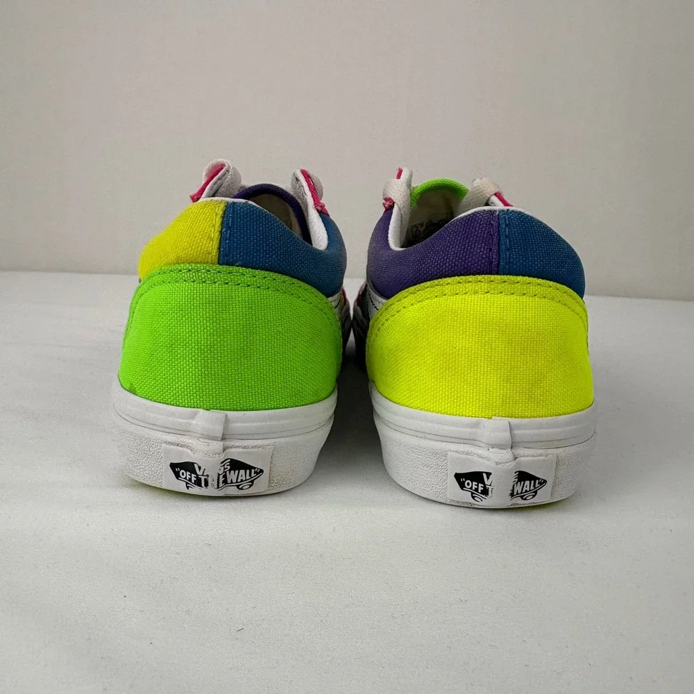 Vans Old Skool Colorblock Canvas‎ Low Top Lace Up Sneakers Kids Size 3